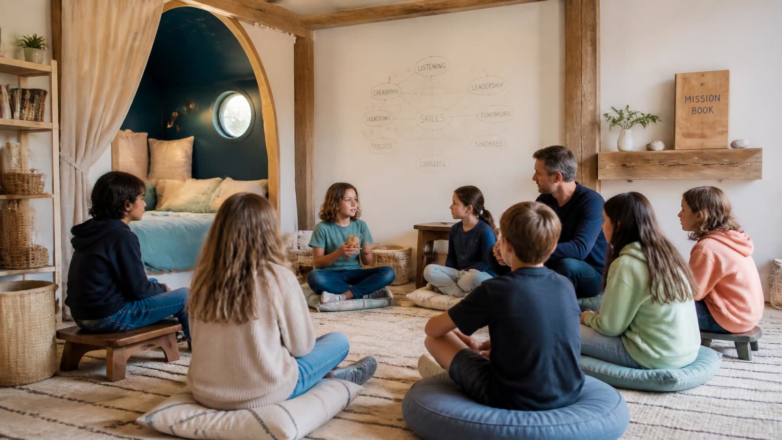 Ouders en kinderen in een verbindende kring